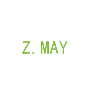 第25类，服装鞋帽商标转让：Z.MAY